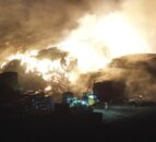 Work ongoing to extinguish barn fire in Kent