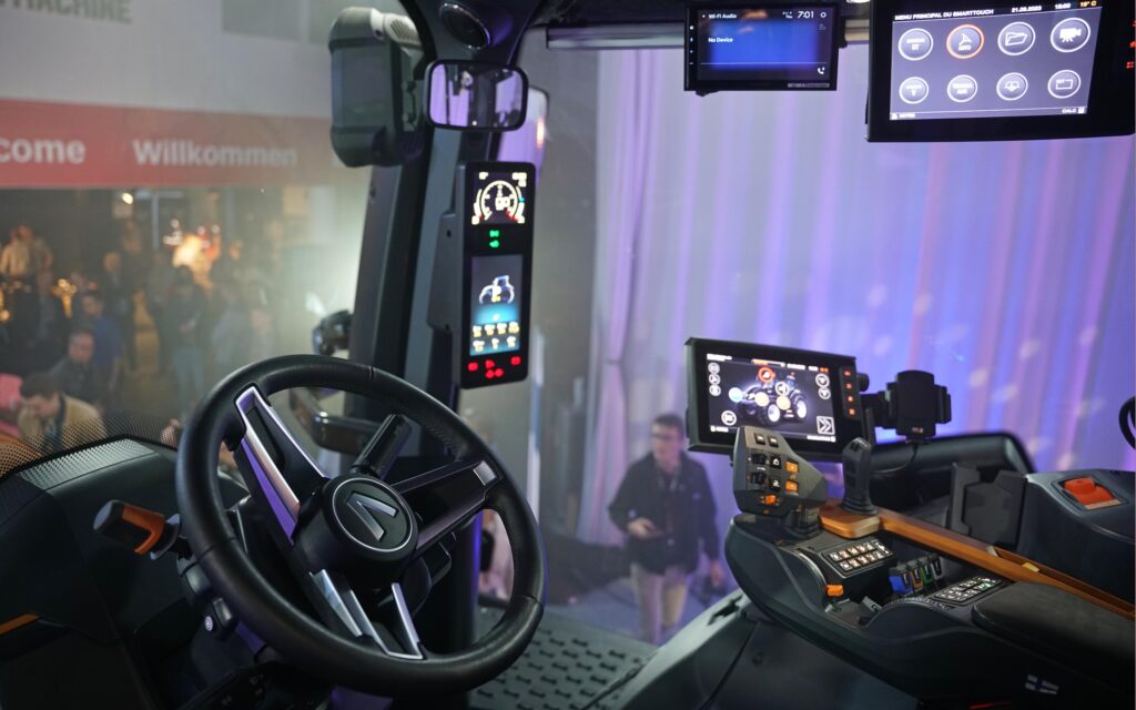 Inside of Valtra S Series Cab